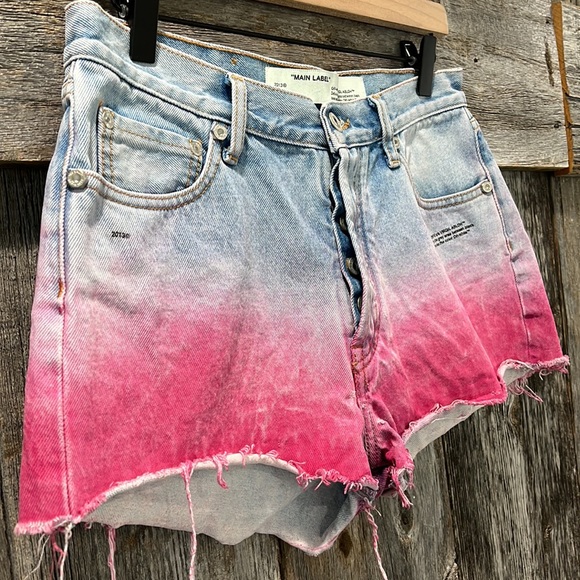 OFF-WHITE Degrade Denim Shorts - Picture 3 of 14